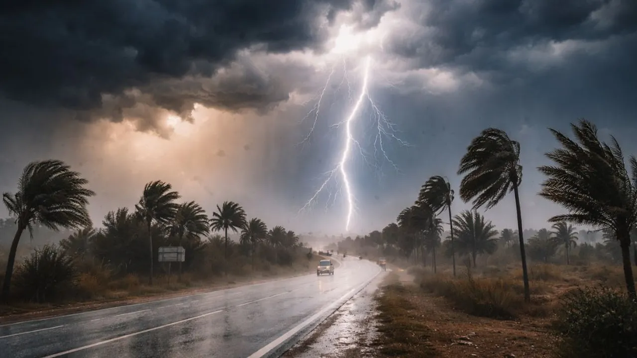نشرة إنذارية تحذر من زخات رعدية قوية بعدد من الأقاليم المغربية
